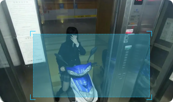 电动车进电梯检测